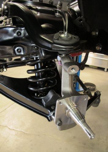 1955 Chevrolet CPP Front Suspension Kit Installed