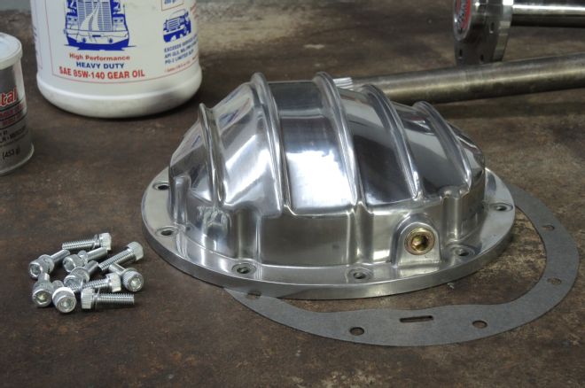 Polished Aluminum Cover For Gm 10 Bolt Rear Axle Housing