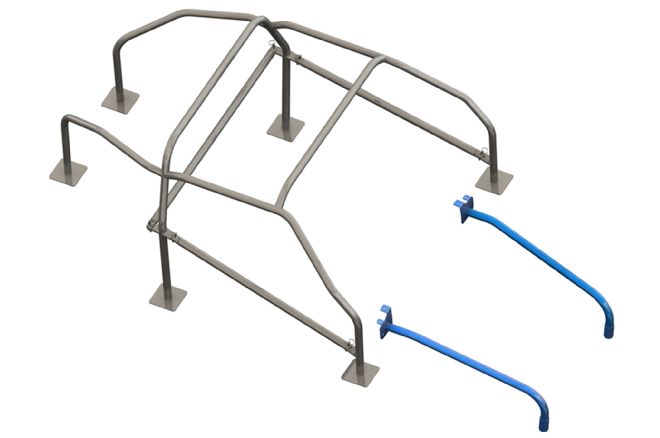 Six Point Chassisworks Exact Fit Cage Installation Cage Drawing