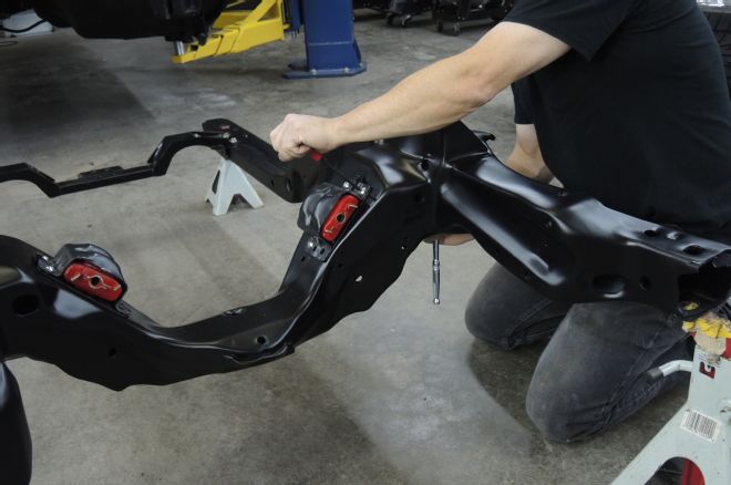 1978 Chevrolet Camaro Installing Urethane Engine Mounts On Stock Subframe