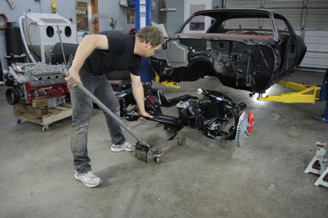 1978 Chevrolet Camaro Rolling Loaded Subframe Under Body