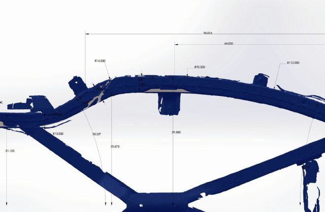 1961 Ford Sunliner Romer Absolute Arm Reading In Cad Program