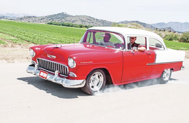1955 Chevy Stopping