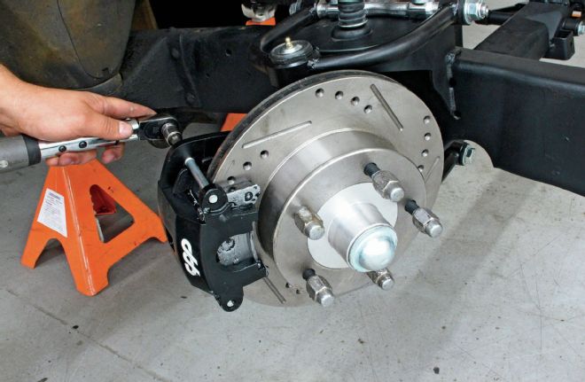 1969 Ford F 100 Installed Rotor Brake Caliper