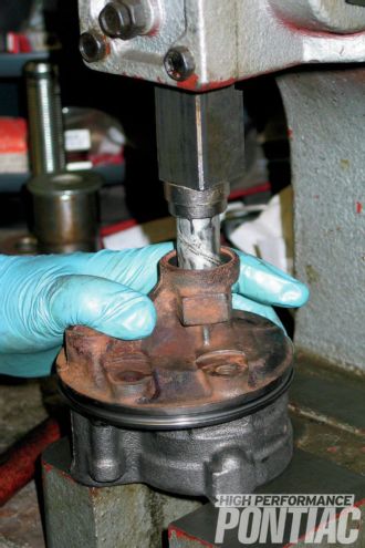 New Bushing Pressed Into Pumps Shaft Bore