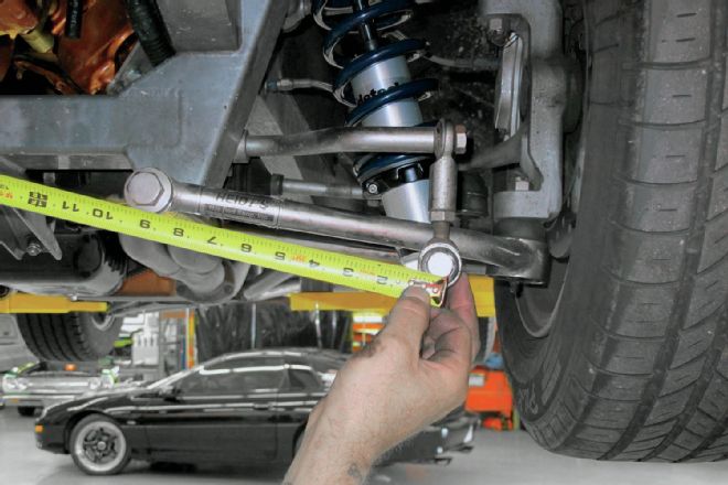 Measure Centerline Of Control Arm To Under Coilover Assembly