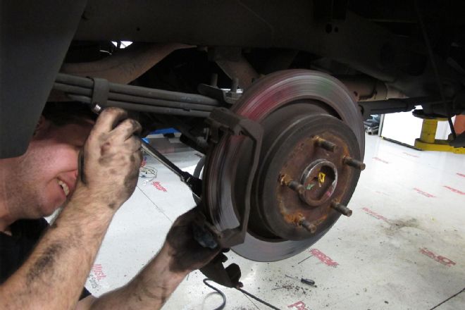 Removing Rear Caliper