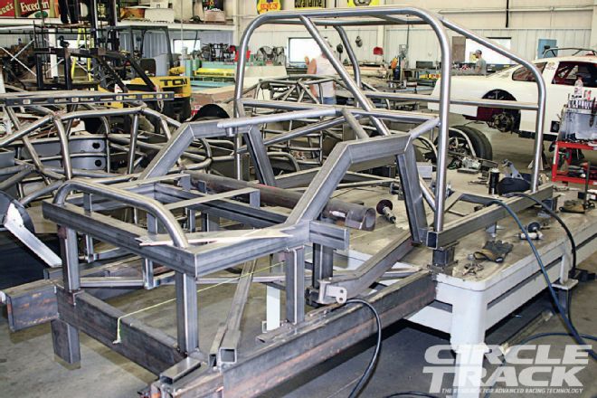 1404 Late Model Chassis Rear Clip Rollcage