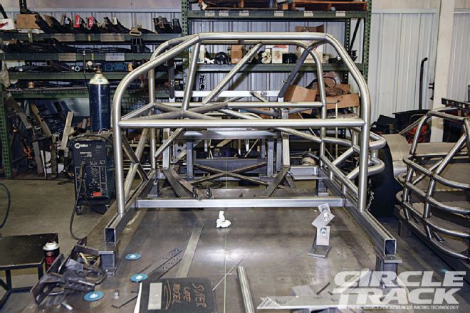 1404 Late Model Chassis Completed Rollcage