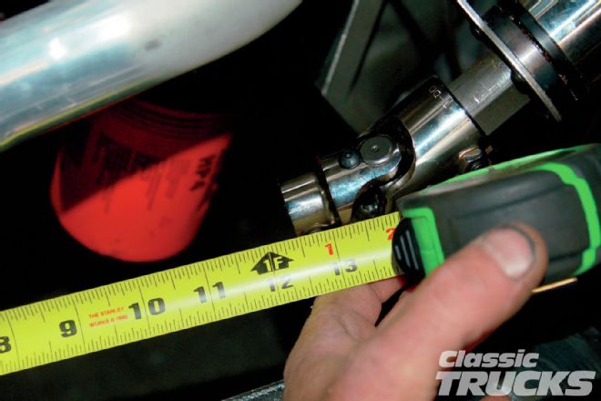 Measure Steering Column On Rack