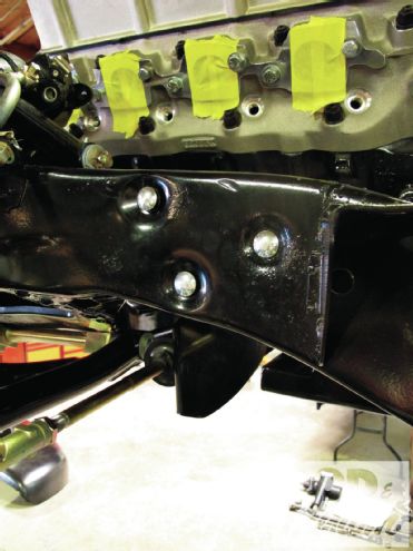 Steering Box Holes Used To Mount Bracket