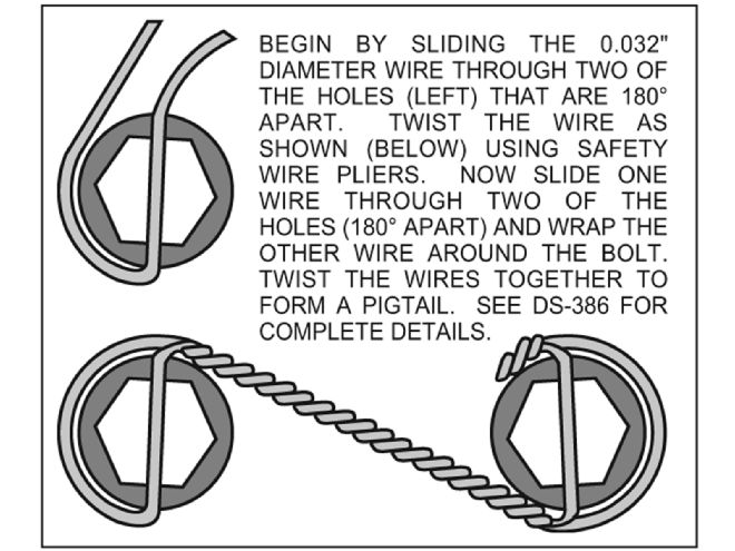 Installing Safety Wire