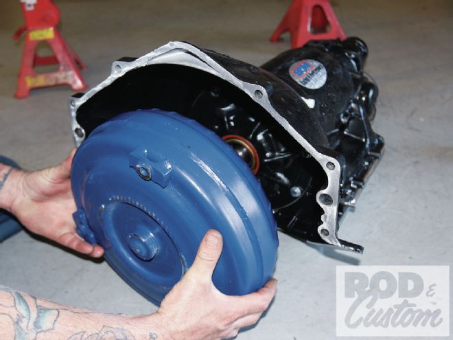 ATF Torque Converter Installed In Transmission