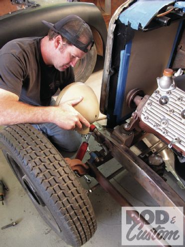 Attach Headlight To Shock Mount