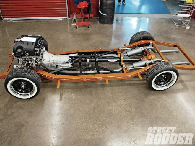 1951 Ford Fatman Fabrications Chassis Assembly 01