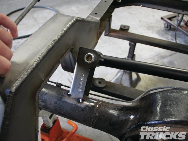 Lower Panhard Bar Bracket Tacked