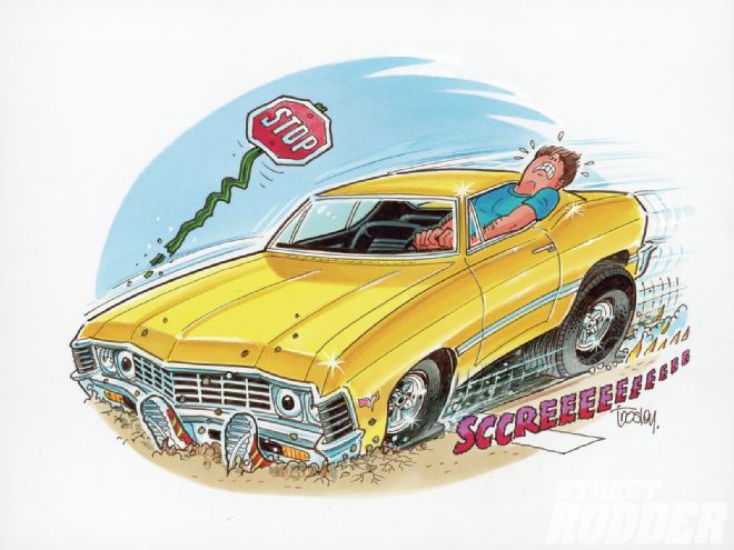 1303sr 01+how To Update 1967 Chevrolet Impala Brakes+illustration By George Trosely