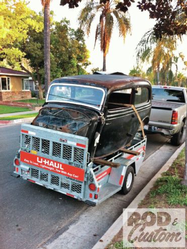 1301rc 02 O+1933 Ford Tudor Sedan Project+u Haul