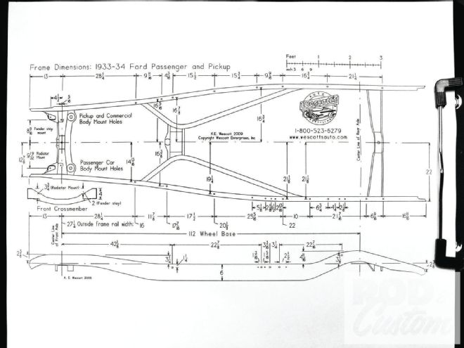 1301rc 04 O+1933 Ford Tudor Sedan Project+blueprint