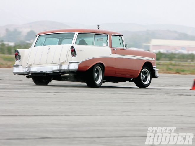 1206sr 35+1956 Chevy Nomad+nomad Rear View
