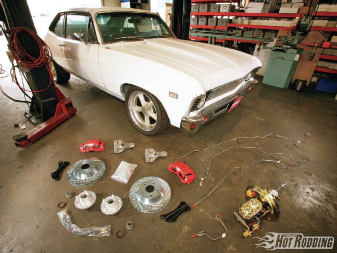 1968 Chevrolet Nova CPP Four-Wheel Disc Brakes - Disco Tech