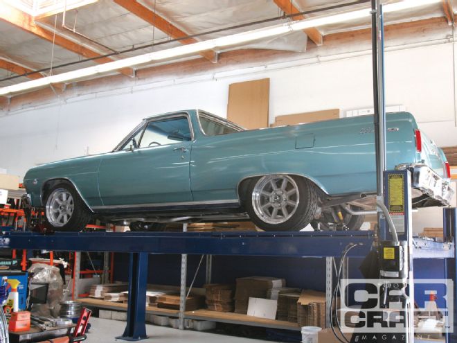Ccrp 1007 02 O+1965 Chevy El Camino+with Stock Suspension And Drum Brakes