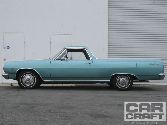 Ccrp 1007 21 O+1965 Chevy El Camino+with Stock Suspension