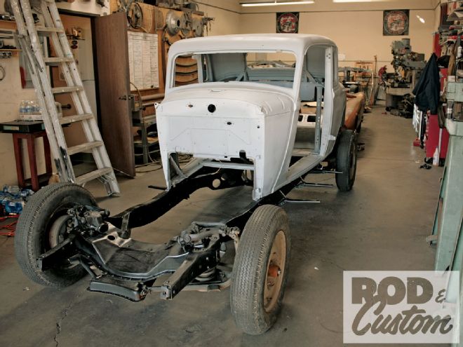 1007rc 02 Z+1934 Plymouth Fatman Clip Installation Fat Reduction+bare Frame