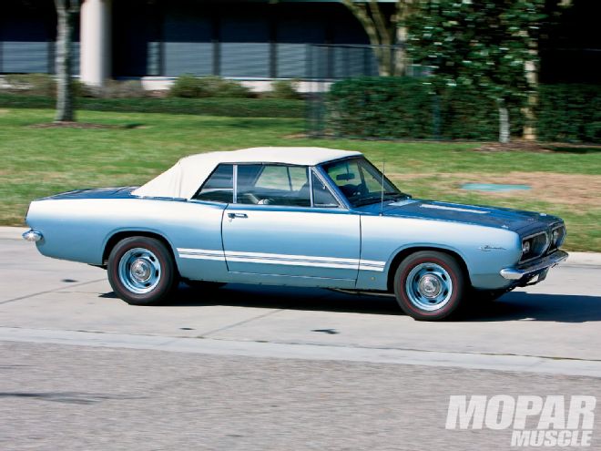 1967 Plymouth Barracuda Red Bore Power Brakes