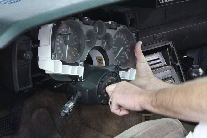 5 Third Gen Camaro Removing Stock Gauges Camaro