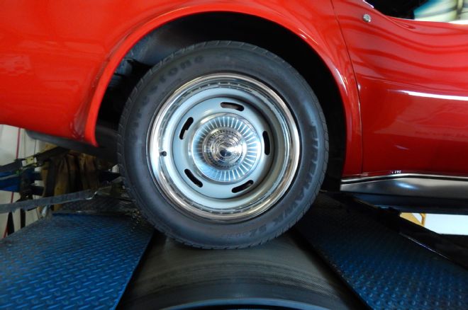 5 Corvette Wheels Rubber Roller