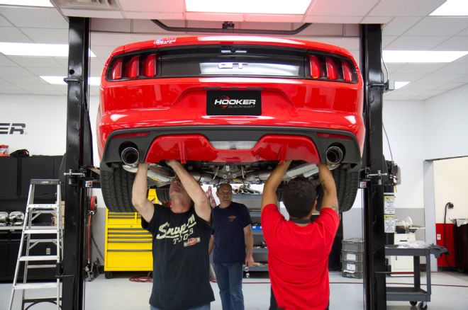 Hooker Blackheart Speed Exhaust 2015 Mustang 17 Fix