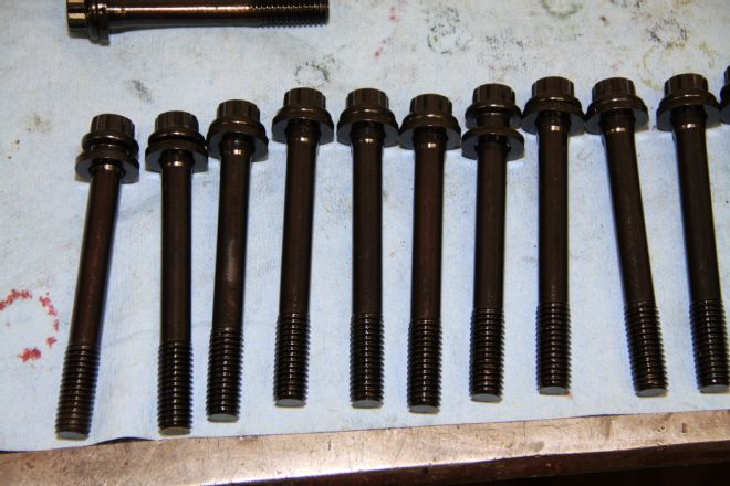 12 Small Block Engine Build Arp Head Bolts