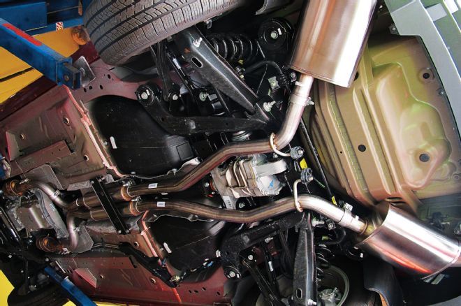 14 2014 Chevy Camaro Exhaust Undercar