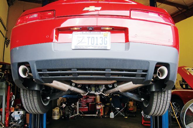 13 2014 Chevy Camaro Exhaust Rear