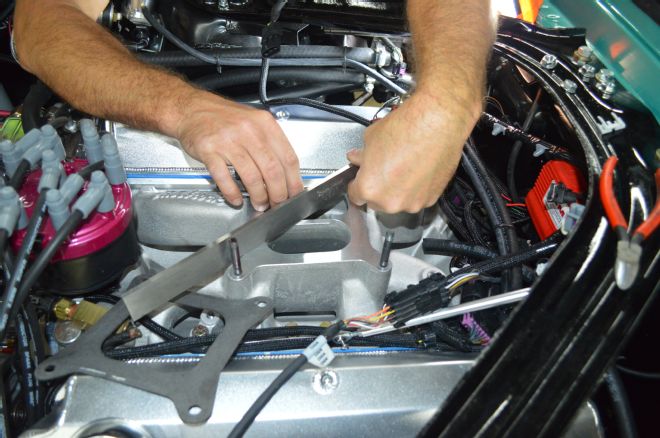 19 Ford Mustang Engine Bay