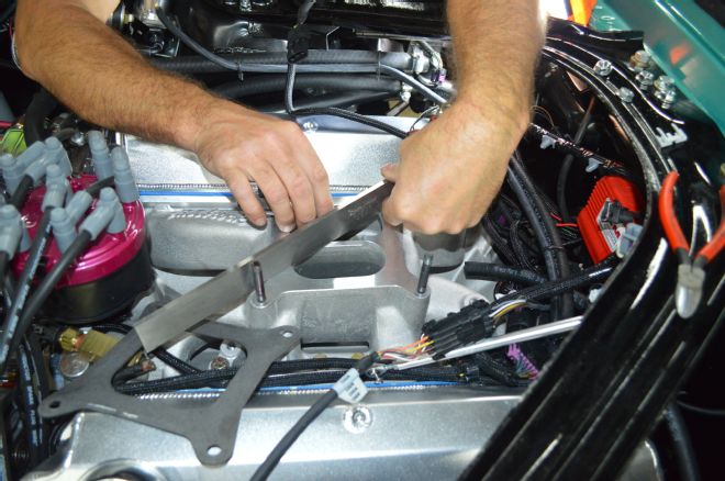 19 Ford Mustang Engine Bay