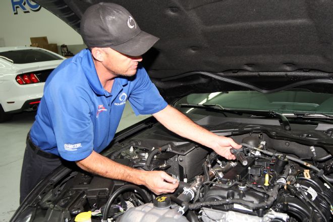 5 2015 Ford Mustang Engine Bay