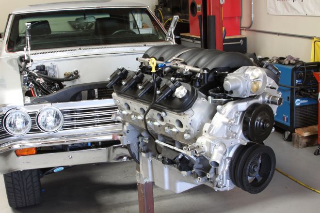9 Ls Install 1967 Chevelle Modified Ls3 Swap Engine
