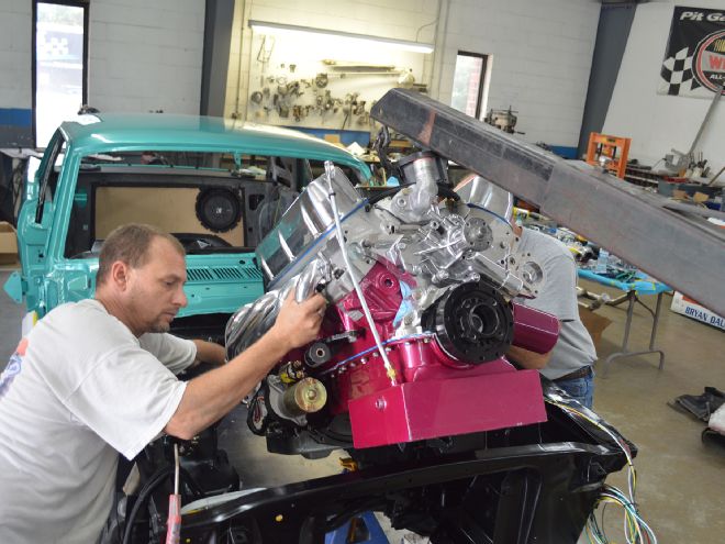 Installing Horsepower and Overdrive into 1965 Mustang Project Road Warrior