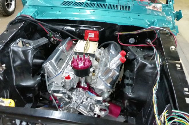 13 1965 Ford Mustang Engine Bay