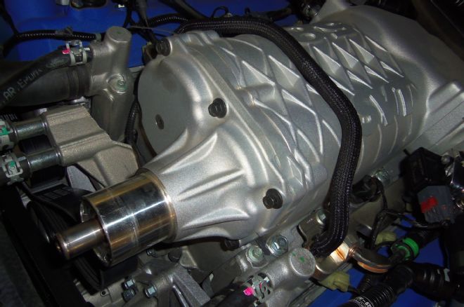 26 2014 Shelby Gt500 Mustang Stock Supercharger With Pulley Removed