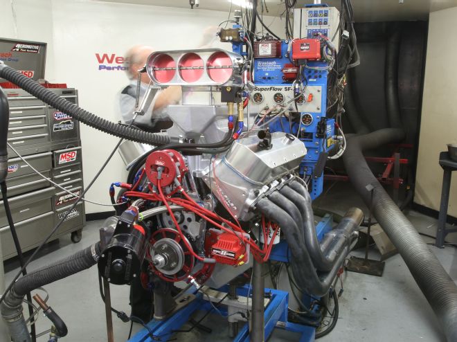572ci of Injected Alcohol Big-Block Shakes the Dyno