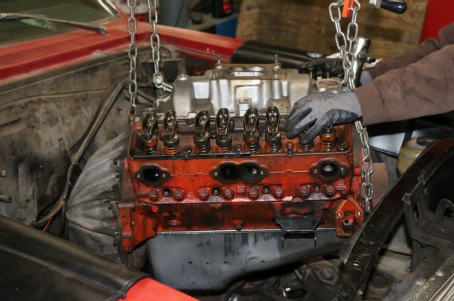 002 1967 Chevrolet Malibu Malibeater Engine Install Old Engine Removal