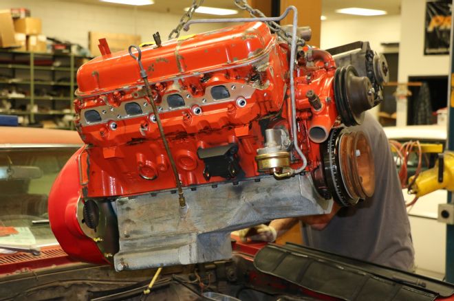 427 Big-Block Installation in MaliBeater, our Patina Project 1967 Chevrolet Malibu