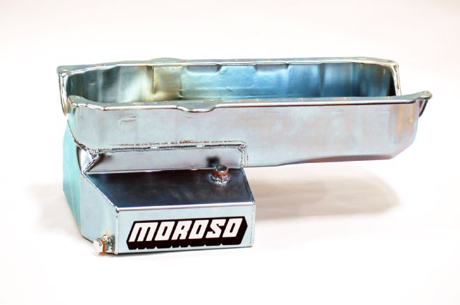 461hp Race Motor Moroso Kickout Oil Pan