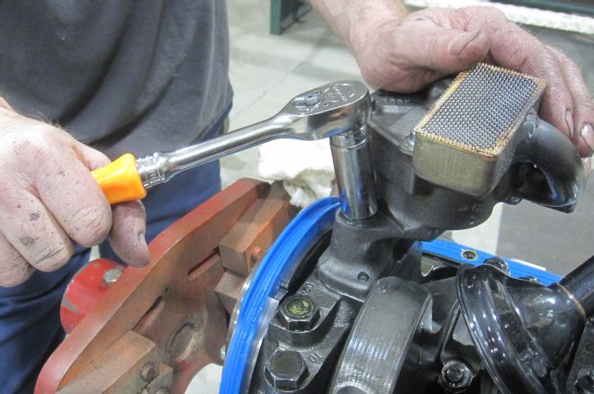 Malibeater Engine Antique Moroso Oil Pickup Install