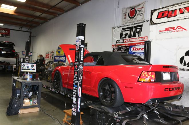 06 Terminator Cobra Mustang 24L Kenne Bell Supercharger GTR Baseline Dyno Pull