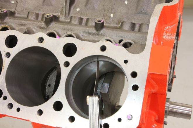 383 Chevrolet Engine Feeler Gaauge Determining End Gap