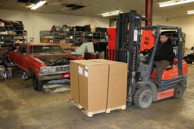 1967 Chevrolet Malibu Crate Zz427 Forklift